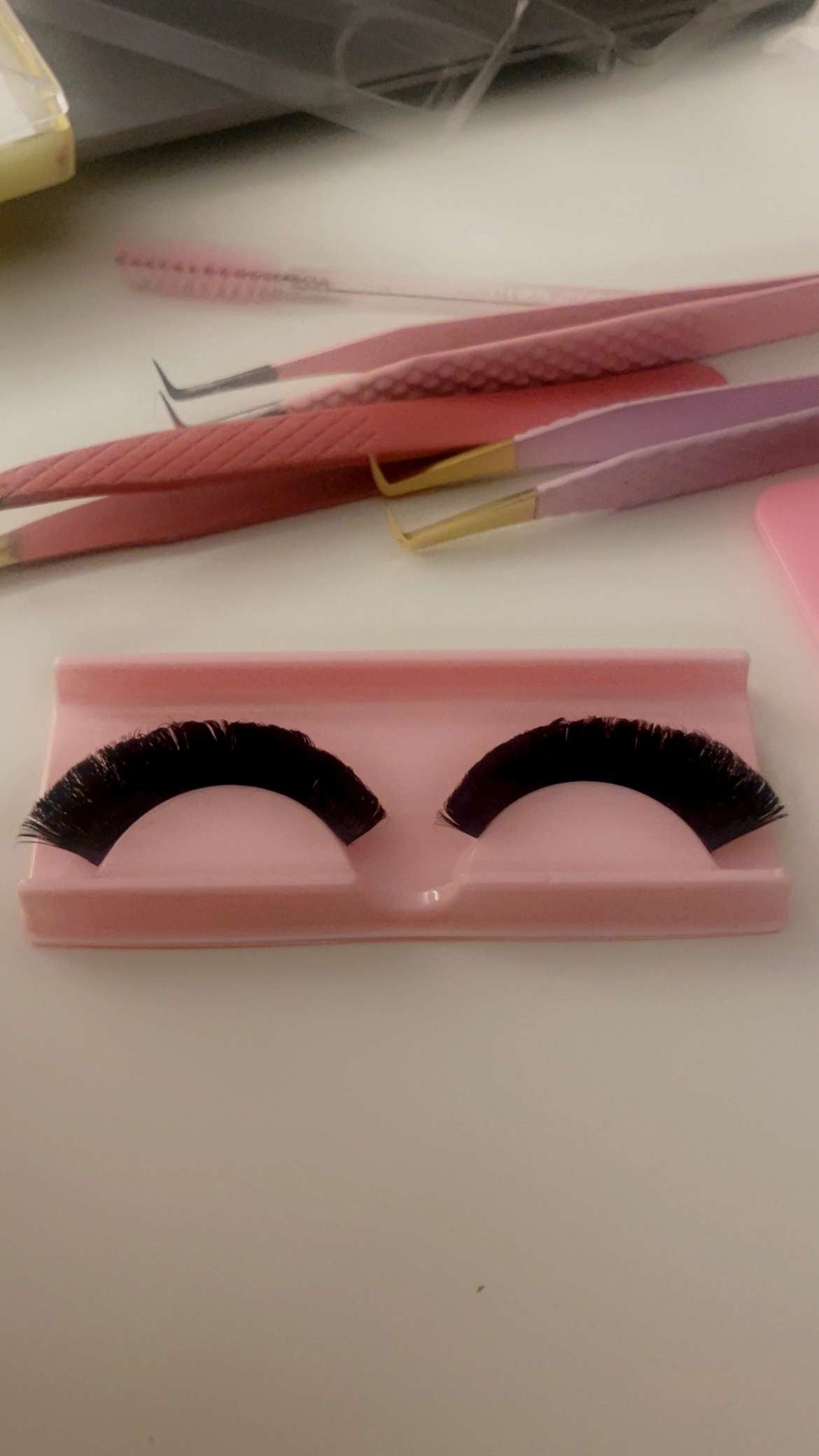 Short Russian lash strips