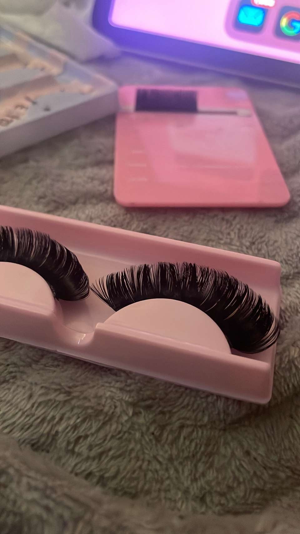 D curl Russian strip lashes (12mm-15mm)