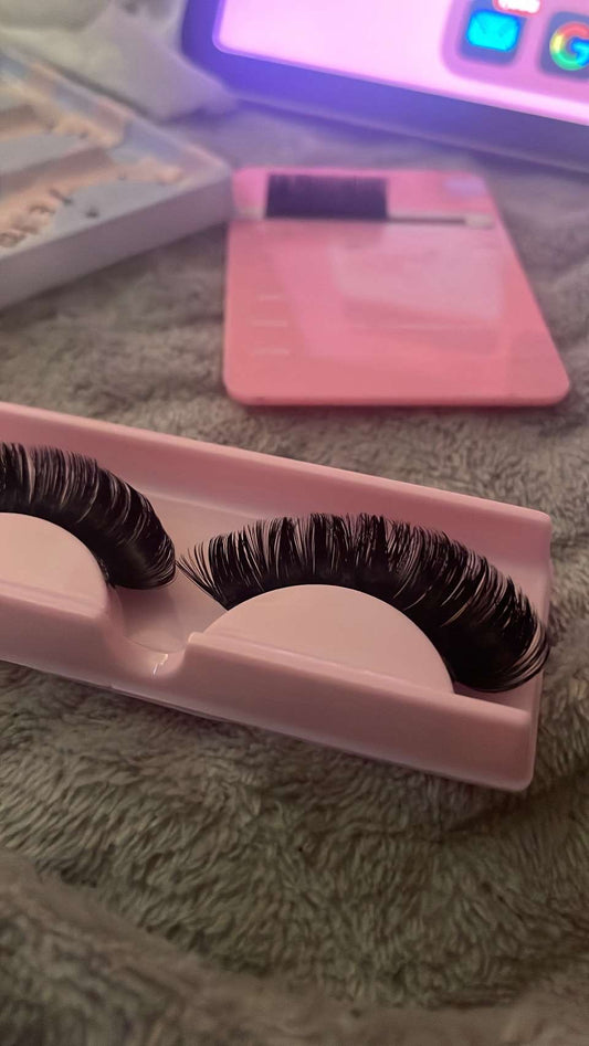 D curl Russian strip lashes (12mm-15mm)